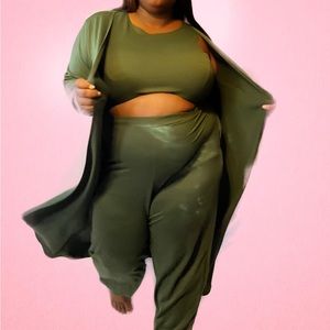 New 3pc plus size lounge wear
